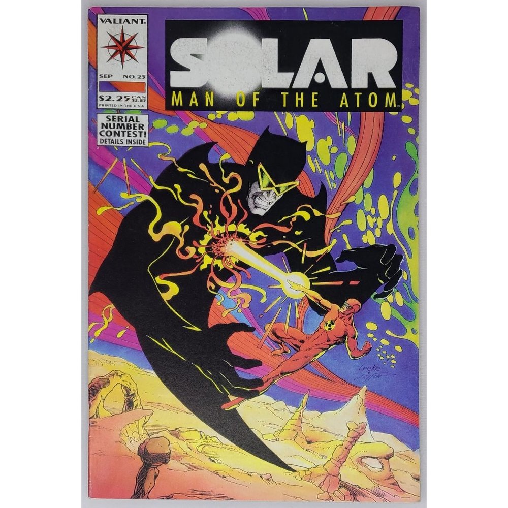 Solar Man Of The Atom 25 Valiant 1993 FN 6.0 Comic Book